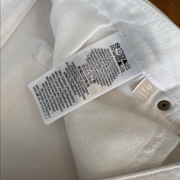 Michael Kors Women's 10 White Denim Ankle Jeans Pants - Picture 4 of 7